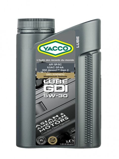 Масло моторное YACCO LUBE GDI 5W30 (1 L)